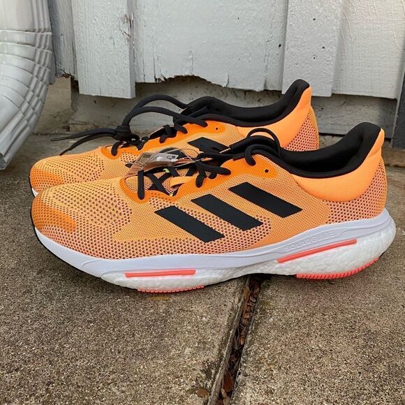 ADIDAS Solarglide 5 Shoes Men\'sAthletic Running Sneaker Shoe Orange Black GX5470 main image 3